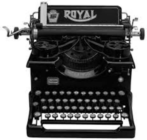 maquinas de escribir visibles