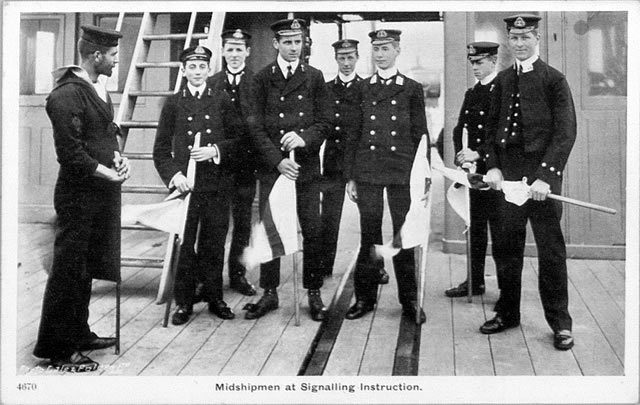 naval signall men