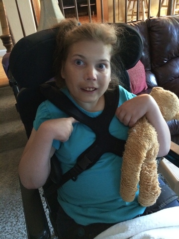 sister, Shelby, with Rett Syndrome born
