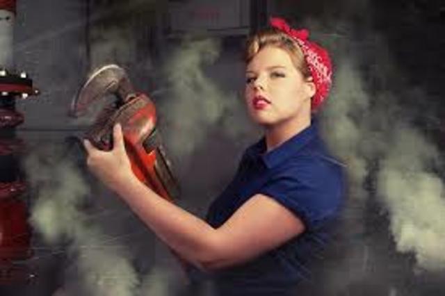 Rosie the riveter campaign encourages women to get a job