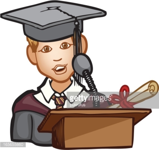 Derek Speaks at His High School Graduation