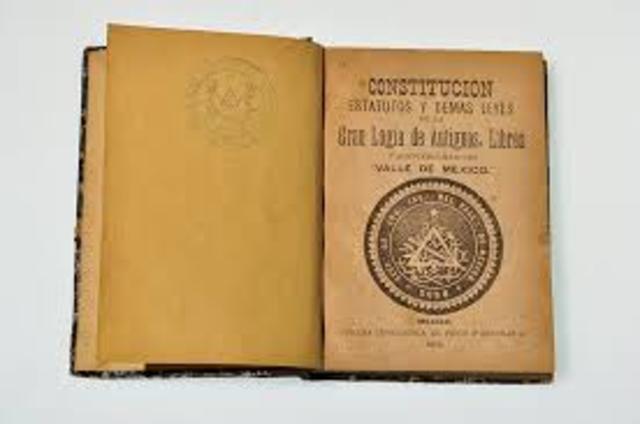 Se dictó la CONSTITUCION DE MEXICO,