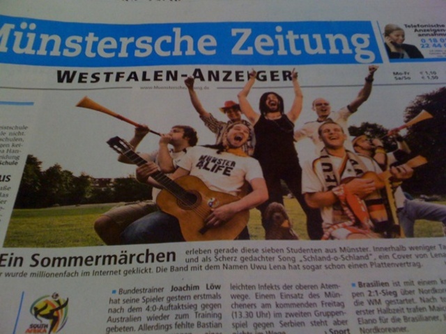 Schland auf der Titelseite