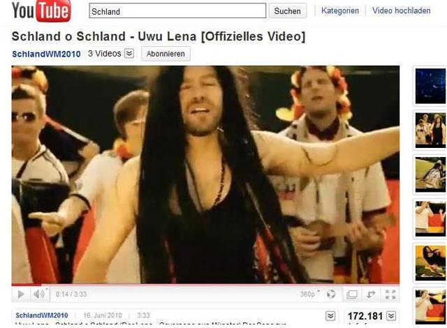 Schland taucht im Netz auf