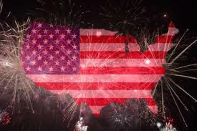 us declares independence