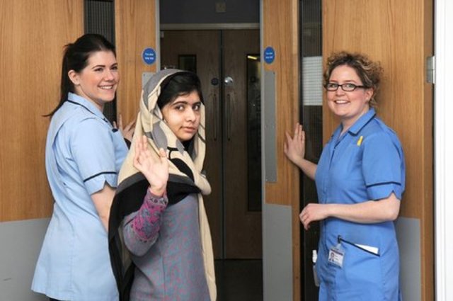 Malala is discharged from the hospital