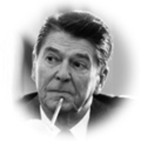 The inauguration of Ronald Reagan