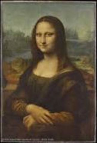 Mona Lisa is painted