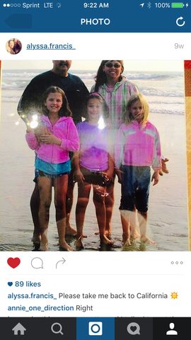 my first trip with my family