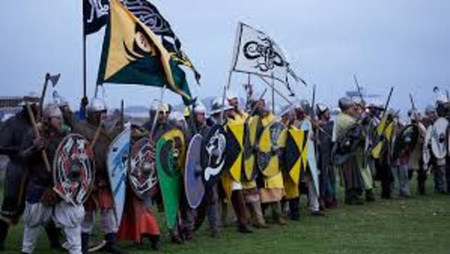 The Battle of Largs ends the Viking Age.