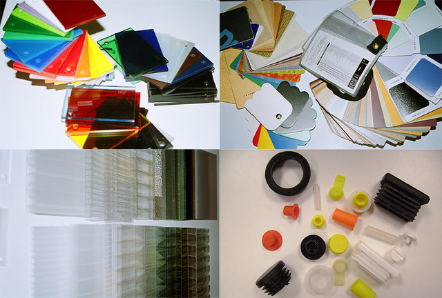 varias clases de plasticos