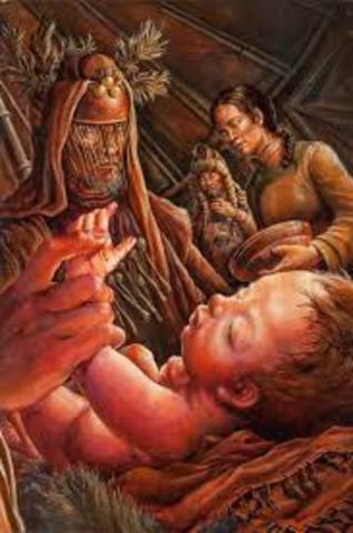 Temujin, the boy who would become Genghis Khan, is born