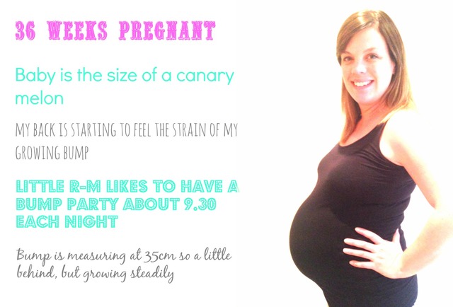 36 weeks pregnant