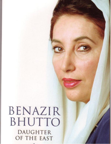 Benazir Bhutto, the 1st female Prime Minster of Pakistan, was killed.