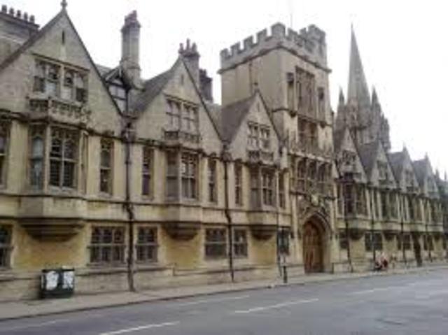 William attended Brasenose College at Oxford University