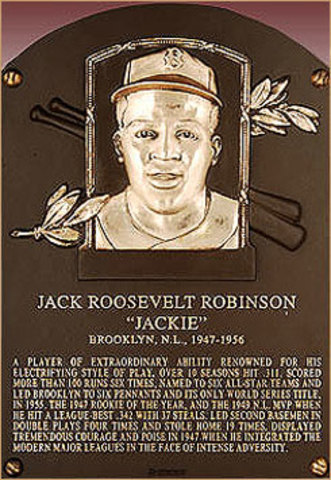 Jackie Robinson was inducted into the 1962 Baseball Hall of Fame
