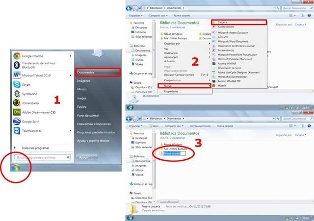 Learn at High School how to create files in the computer