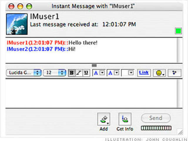 Blogging, Aim and Blackboard