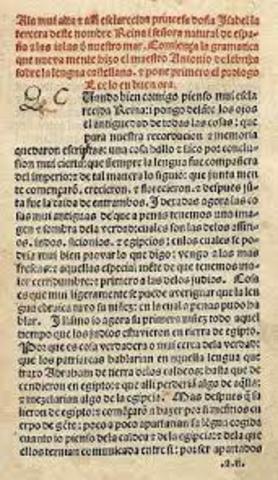 PRIMERA GRAMATICA EN LATIN