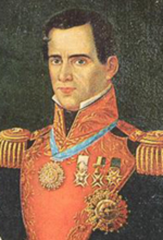(1833-1835) Antonio López de Santa Anna