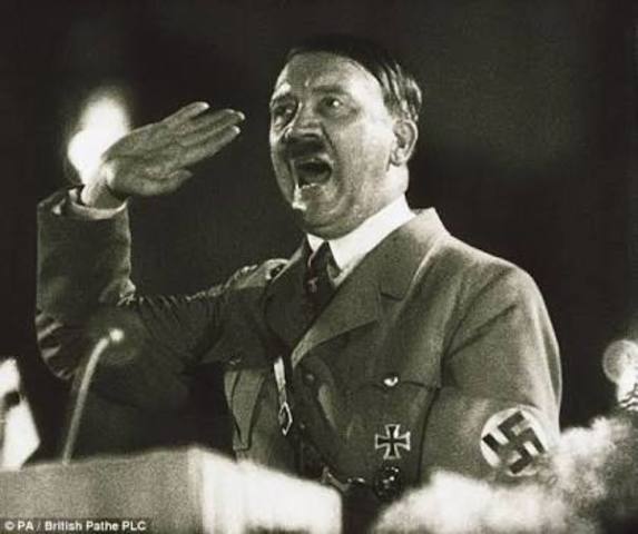 Hitler arrives to power