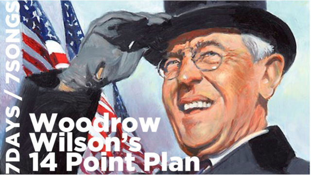 Publication of the 14 points of Woodrow Wilson