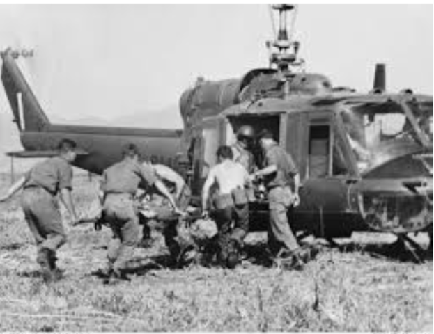 Beggining of the participation of the US in the Vietnam war