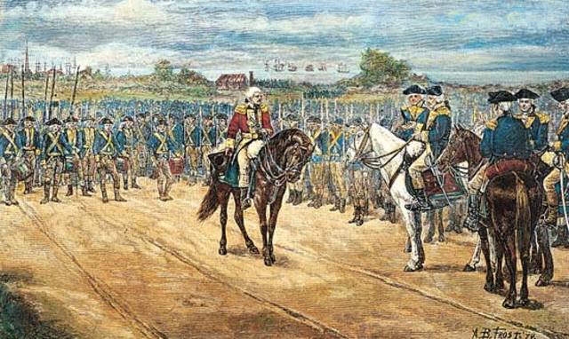 British surrender at Yorktown