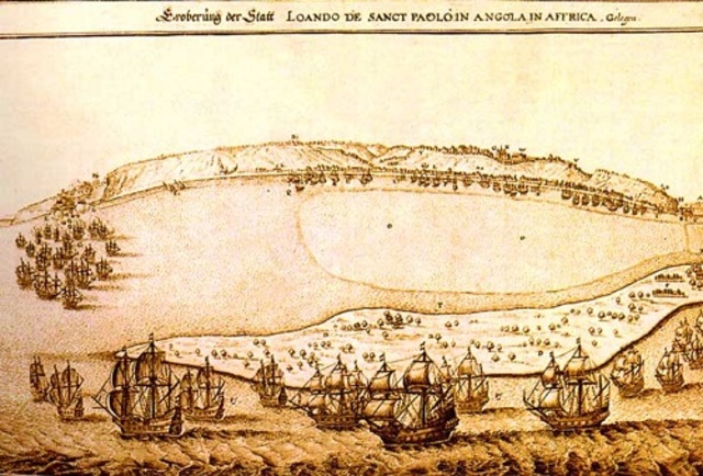 Chegada e fixação dos portugueses a Luanda