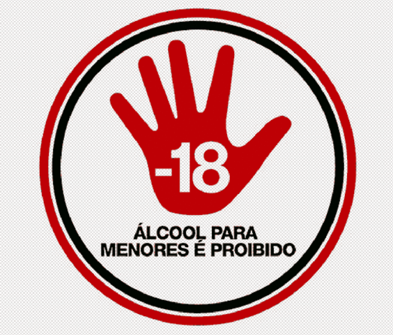 Alcool para menores é proibído
