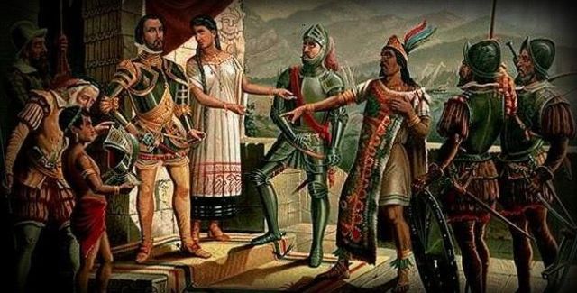 Llegada de los españoles a Tenochtitlán
