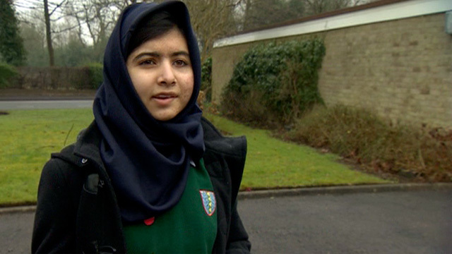Malala starts school in Birmingham
