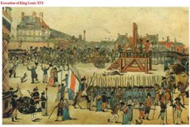 King Louis XVI executed