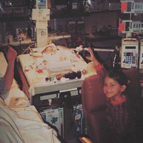 My sister, Miranda was born.