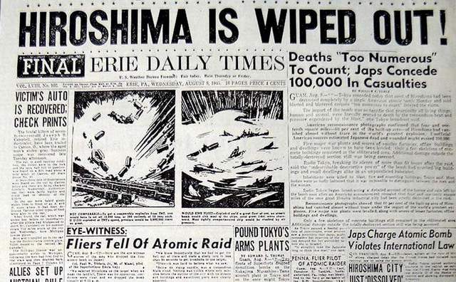 Dropping of Atomic Bombs on Hiroshima and Nagaski
