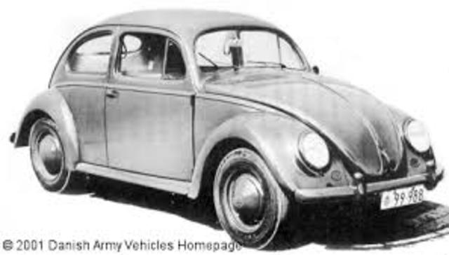 The Volkswagon Bug is introduced.