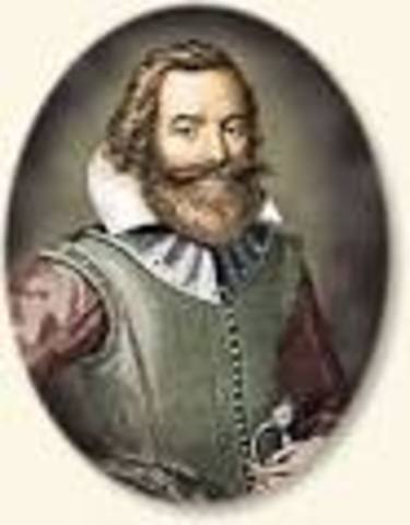 John smith was captured in 1607
