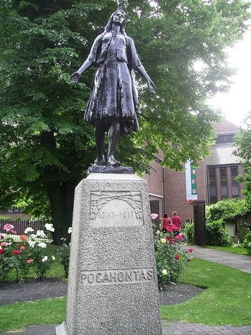 Pocahontas died in 1617