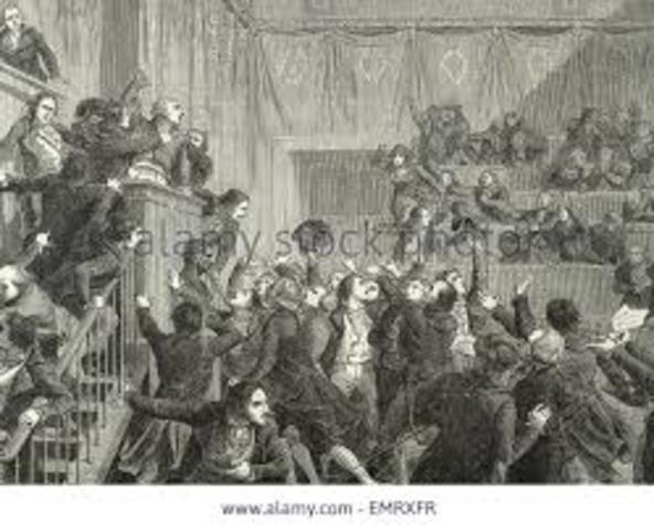 Arrest of Robespierre.