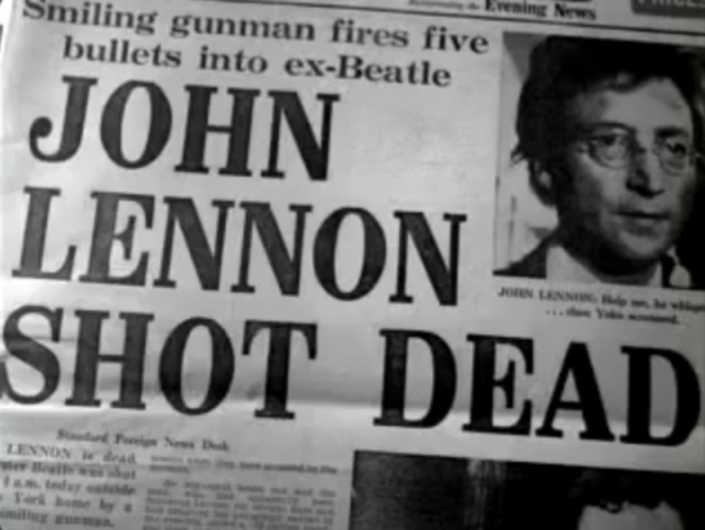 John Lennon was Shot
