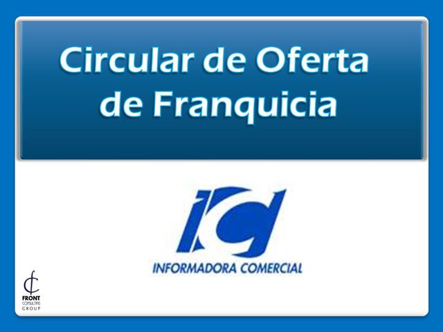 CIRCULAR DE OFERTA DE FRANQUICIAS