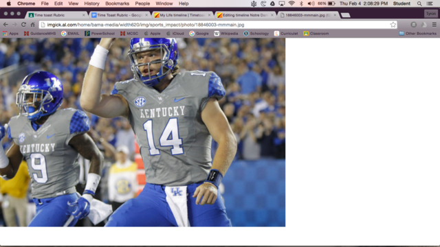 When Kentucky wildcats went 10 wins and 1 lost