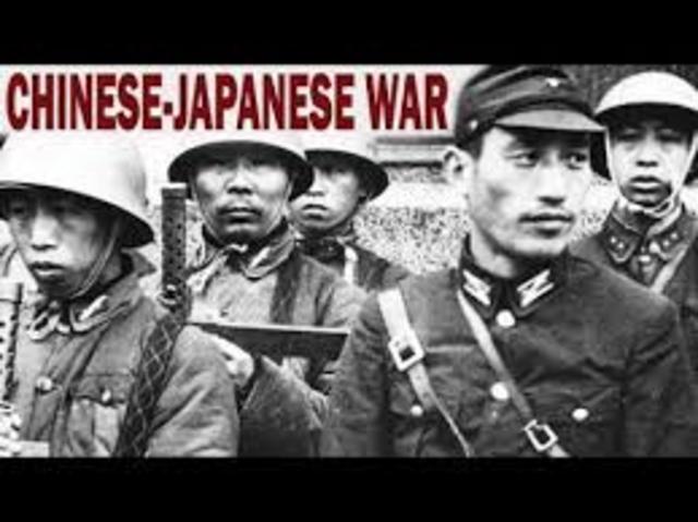 1937-Japan and china Officially at war.
