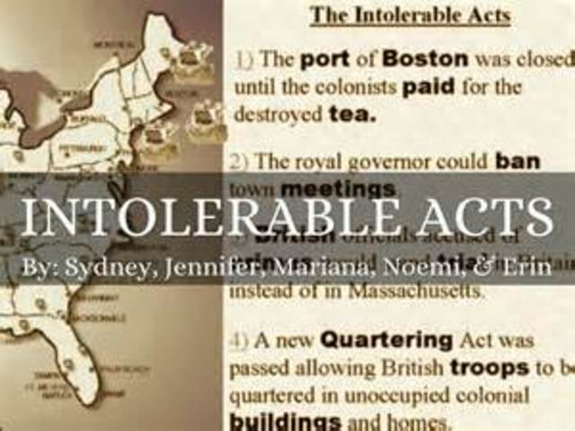 Intolerable Acts