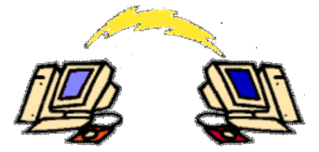 Envio de mensaje entre dos computadoras LOGW IN