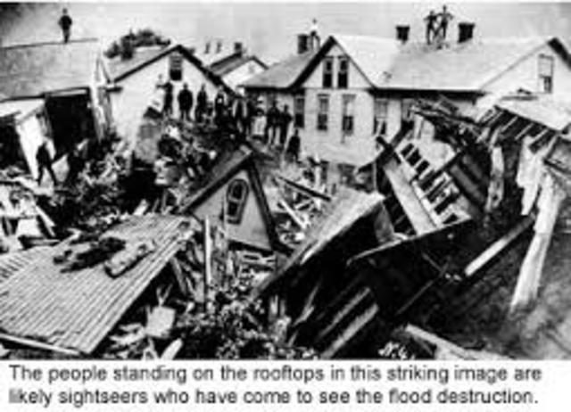 Johnstown Flood Occured
