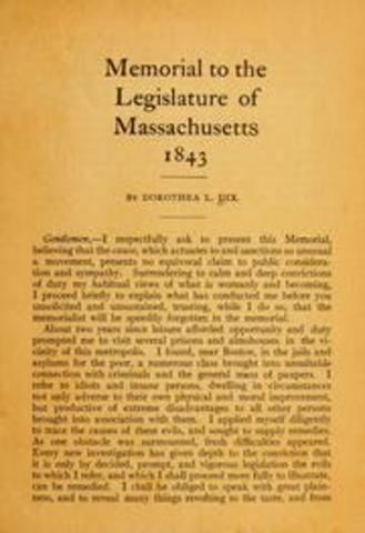 Memorial to the Legislature of Massachusetts