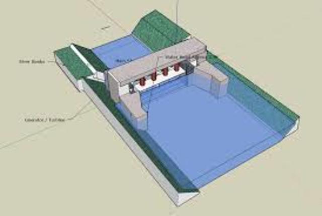 First commercial arc lighting system installed