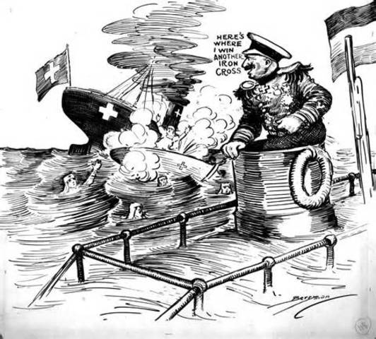 Germany Announces unrestricted submarine warfare