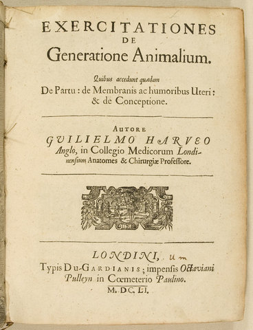 William Harvey published De Generatione